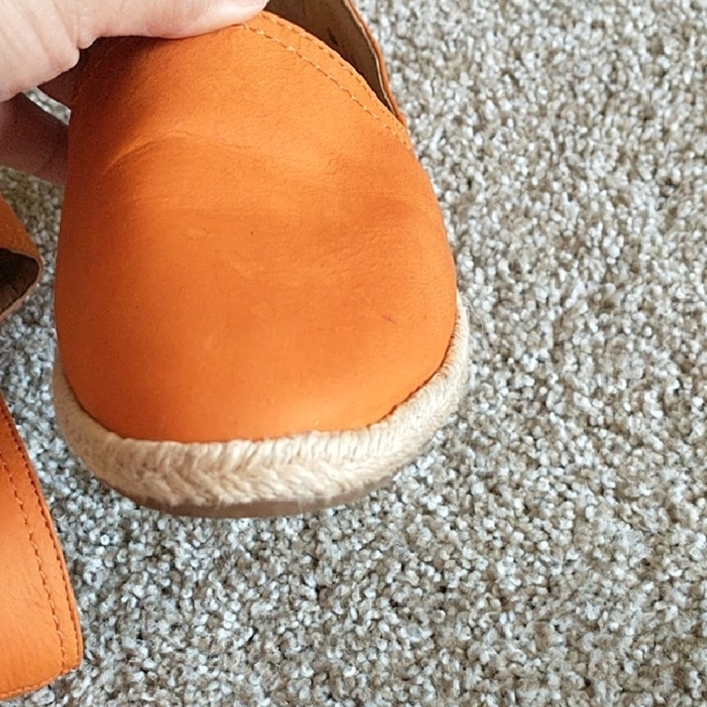 Franco Sarto Orange Espadrille Slip-Ons - Picture 7 of 8